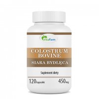 Colostrum bovine siara bydlęca kapsułki pullulan 450 mg/120 szt.